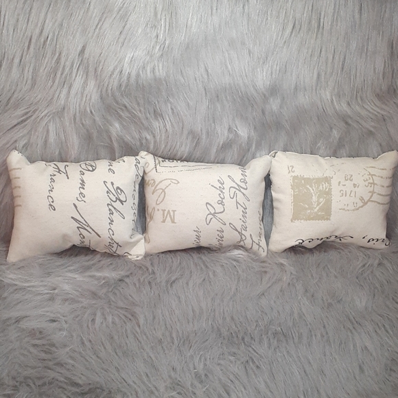 Other - Paris Postscript Print(Set of 3)Handmade Pillows